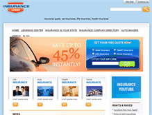 Tablet Screenshot of insurancelower.com